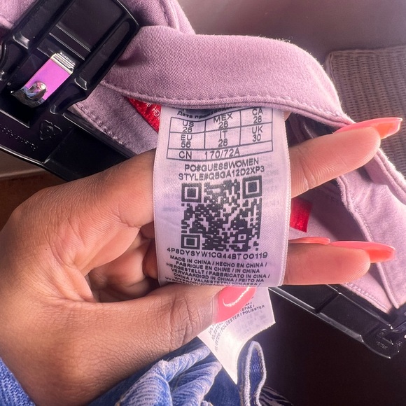 High Waist Lavendar Jean - Picture 3 of 3